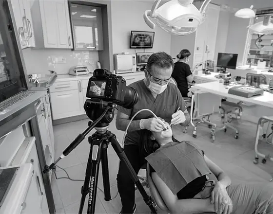 Traditional fixed camera setup